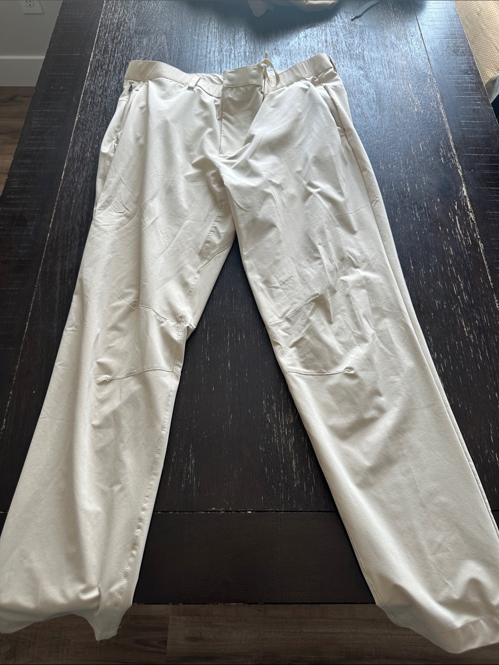 Fabletics Men's Drawstring Chinos in Off-White
